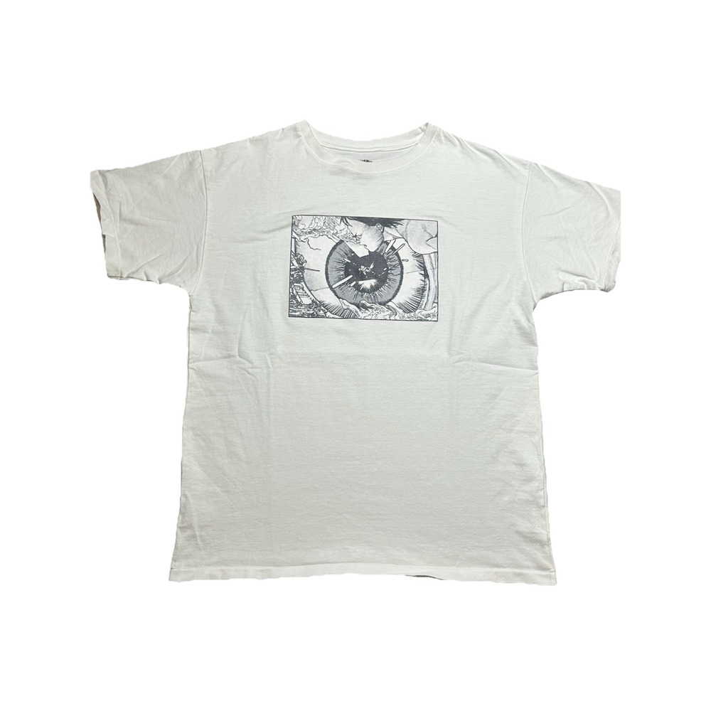 READYMADE AKIRA ART OF WALL T Shirt Size Medium White Double Sided‎